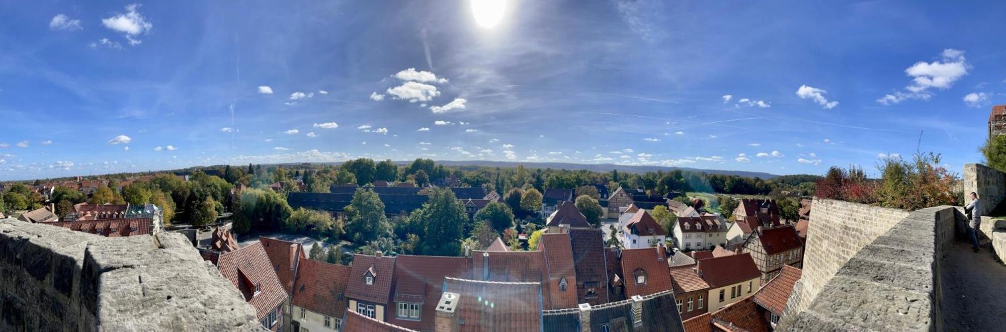 Fewo Lange Gasse 4 - 2 Obergeschoss Inkl Parkplatz เควดลินบวร์ก ภายนอก รูปภาพ